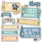 Aufkleber für Journalaufrufe (grün & blau) (Vorderseite)