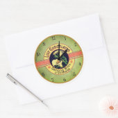 Aufkleber für Jugendstil-Schokolade (Umschlag)