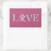 Aufkleber für Kanji-Liebe (Tasche)