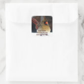 Aufkleber für Kardinal-Adresse (Tasche)