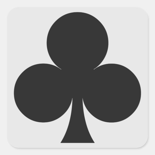 Aufkleber für Kartenspieler - Club (Vorderseite)