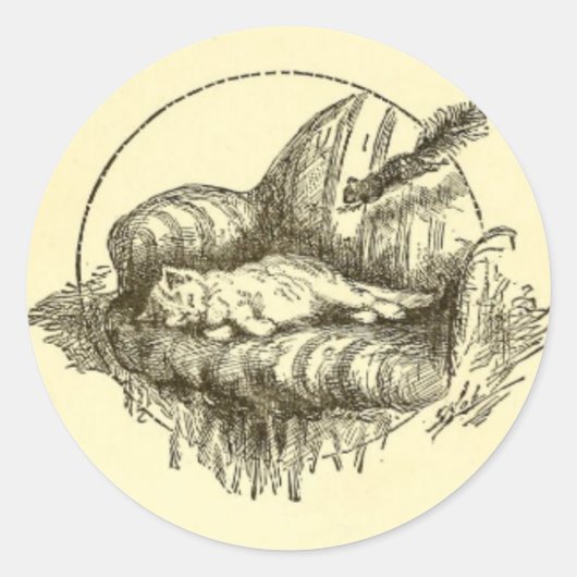 Aufkleber für Katzen und Eichhörnchen (Vorderseite)