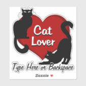 Aufkleber für Katzenaufkleber Personalisiert, Aufk (Blatt)