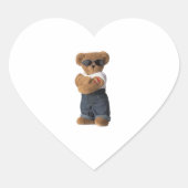 Aufkleber für Kielbären, die Waffen überqueren (Vorderseite)