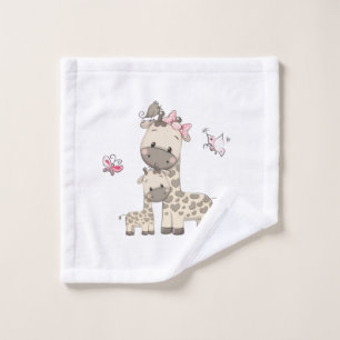 Aufkleber für Kinder Badhandtuch Set