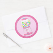 Aufkleber für Kinder in rosa Bubblegum (Umschlag)