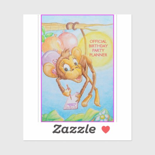 Aufkleber für Kinder zum Geburtstag (Blatt)