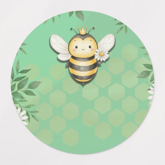 Aufkleber für kleine Bienen (Design 1)