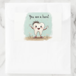 Aufkleber für kleine Zahnarztpatienten