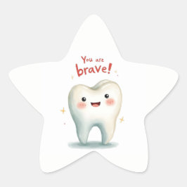 Aufkleber für kleine Zahnarztpatienten