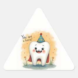 Aufkleber für kleine Zahnarztpatienten