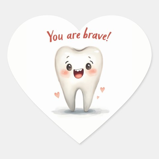 Aufkleber für kleine Zahnarztpatienten (Vorderseite)