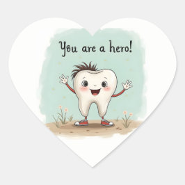 Aufkleber für kleine Zahnarztpatienten