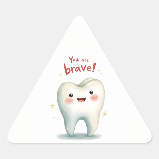 Aufkleber für kleine Zahnarztpatienten (Vorderseite)