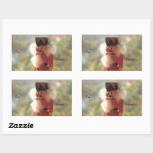 Aufkleber für knackige Nussknacker (Blatt)