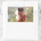 Aufkleber für knackige Nussknacker (Tasche)