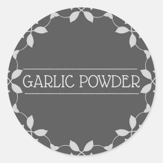 Aufkleber für Knoblauchspeck (Vorderseite)