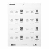 Aufkleber für kosmetische Mittel Vorlage Hautpfleg (Vorne)