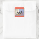 Aufkleber für Krähen (Tasche)