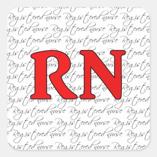 Aufkleber für Krankenschwestern (Vorderseite)