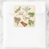 Aufkleber für Kräuter und Gewürze (Tasche)