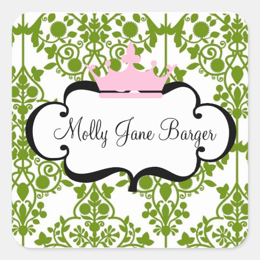 Aufkleber für Kronenname (Vorderseite)