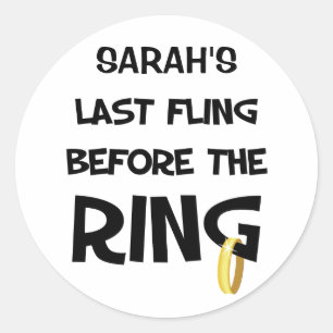 Aufkleber für kundenspezifische Junggeselinnen-Abs