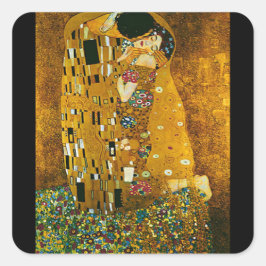 Aufkleber für Kunstkunst, Gustav Klimt, The Kiss,
