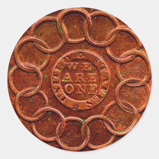 Aufkleber für Kupfermünzen (Vorderseite)