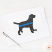 Aufkleber für Labrador der Thin Blue Line (Umschlag)