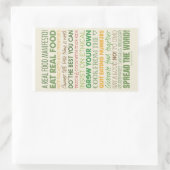 Aufkleber für Lebensmittel-Inspiration (Tasche)