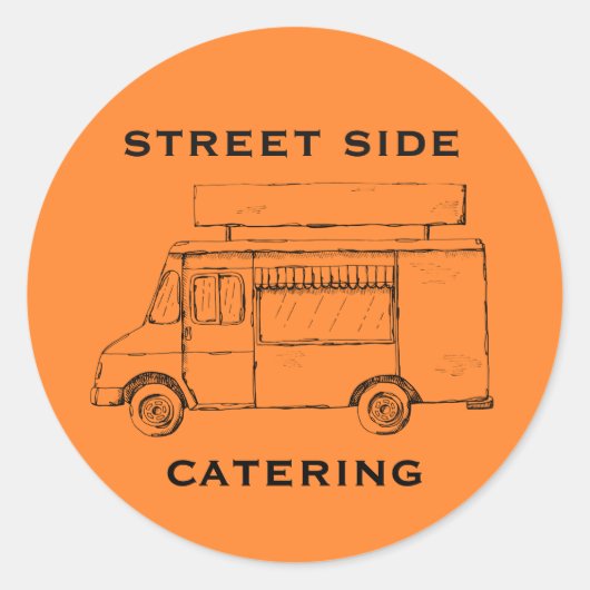 Aufkleber für Lebensmittelfahrzeuge (Vorderseite)