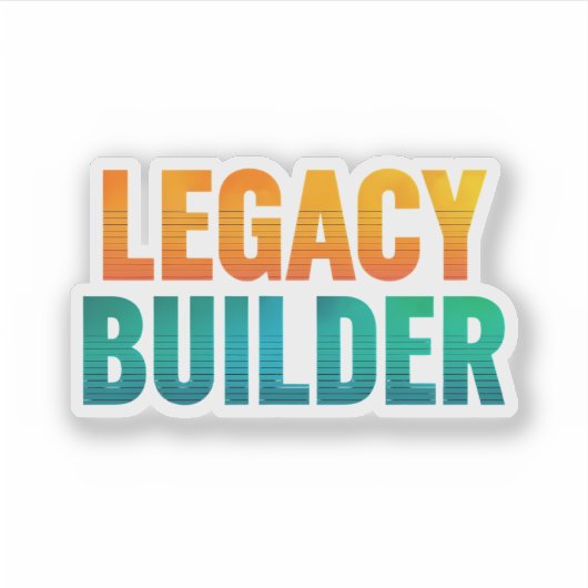 Aufkleber für Legacy Builder (Vorderseite)