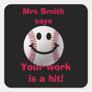 Aufkleber für Lehrer - Arbeit ist ein Hit