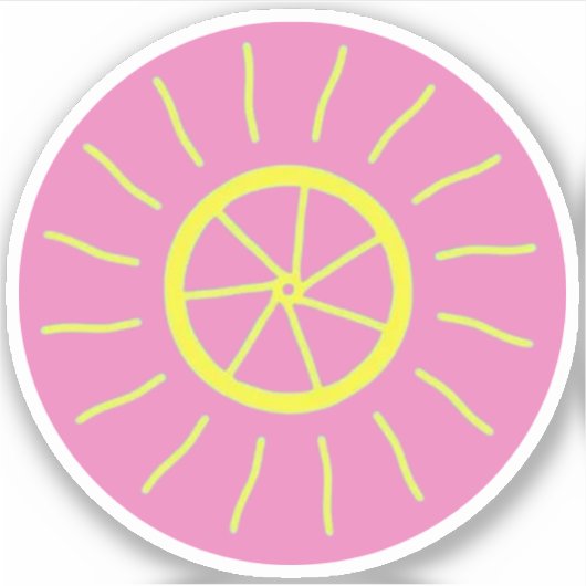 Aufkleber für Lemon- und Sunshine-Logo (Vorderseite)