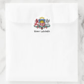 Aufkleber für lettisches Wappen (Tasche)