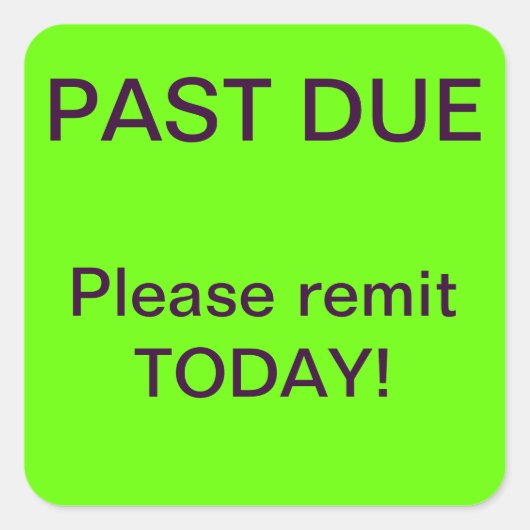 Aufkleber für letzte UE-Sammlungen (Vorderseite)