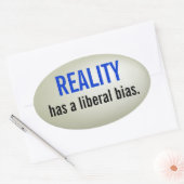 Aufkleber für liberale Voreingenommenheit - erhöht (Umschlag)