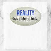 Aufkleber für liberale Voreingenommenheit - erhöht (Tasche)