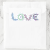 Aufkleber für Liebe (Tasche)
