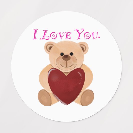Aufkleber für Liebe (Design 1)