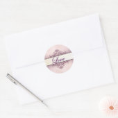 Aufkleber für Liebe Plum Filigree (Umschlag)