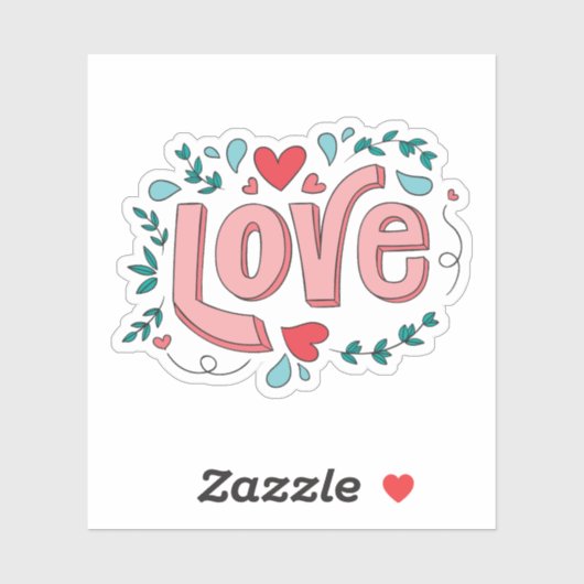 Aufkleber für Lieben (Blatt)