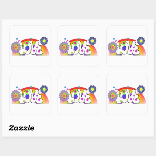 Aufkleber für Lieben (Blatt)