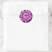 Aufkleber für lila Blume (Tasche)