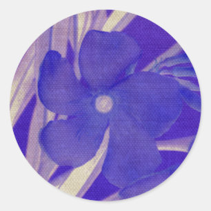 Aufkleber für Lila Blume