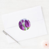 Aufkleber für lila Ostertulpen (Umschlag)