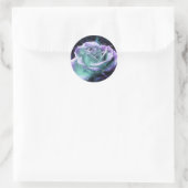 Aufkleber für lila Rose (Tasche)