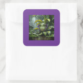 Aufkleber für lila und grüne Planeten (Tasche)