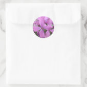 Aufkleber für lila Wildblumen (Tasche)